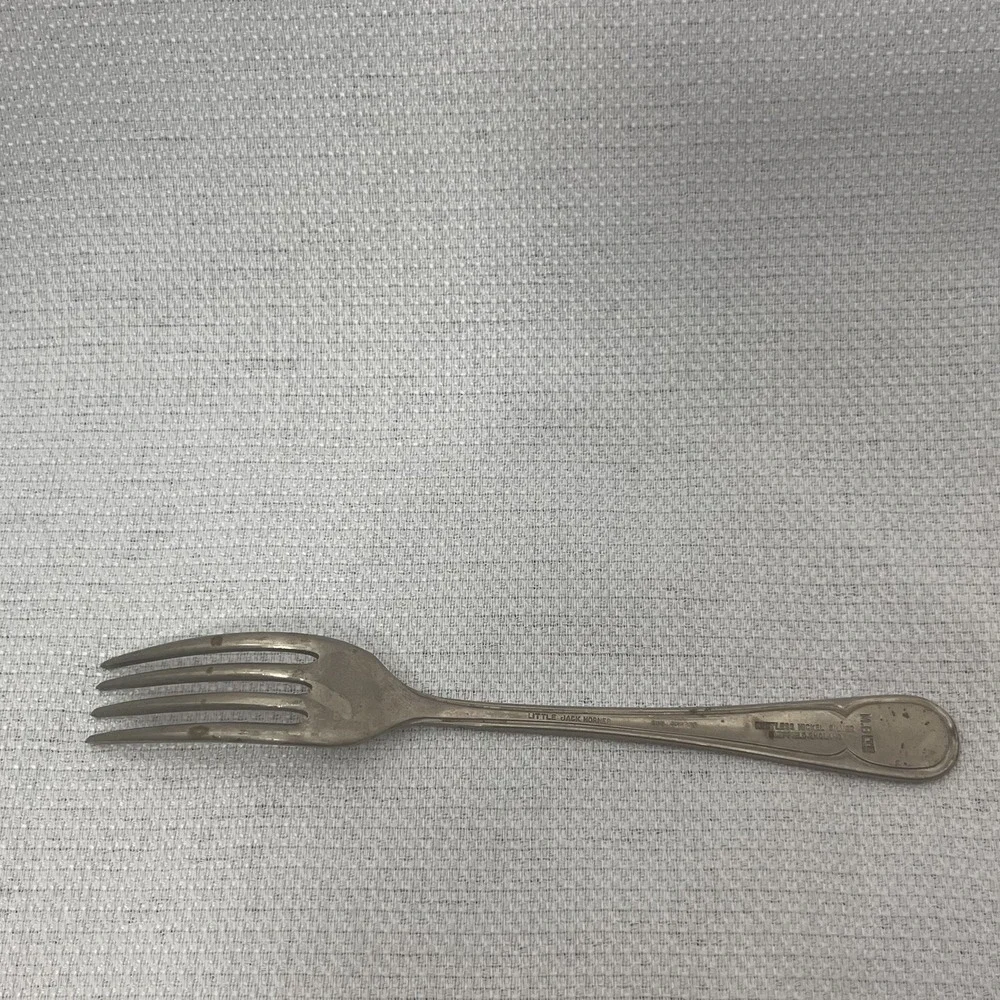 Vintage Little Jack Horner Rustless Nickel Silver Sheffield England Fork M.B.LTD